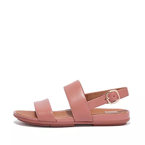 FitFlop GRACIE Leder Rückenriemen Sandalen Damen Rosa | 24747152