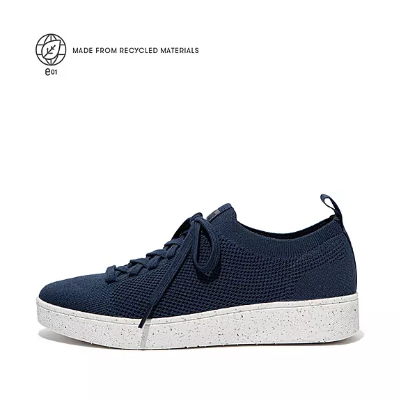 FitFlop RALLY E01 Multi-Knit Sneakers Damen Navy | 65427240