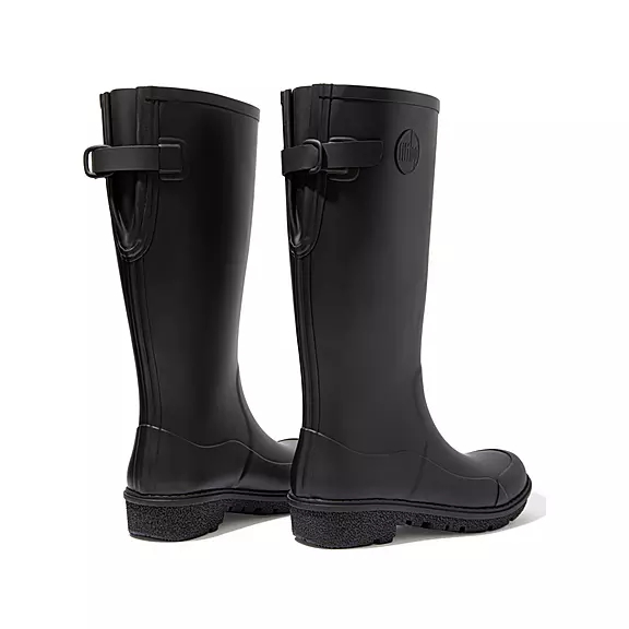 FitFlop WONDERWELLY Hohe Regenstiefel Damen Schwarz | 73682996